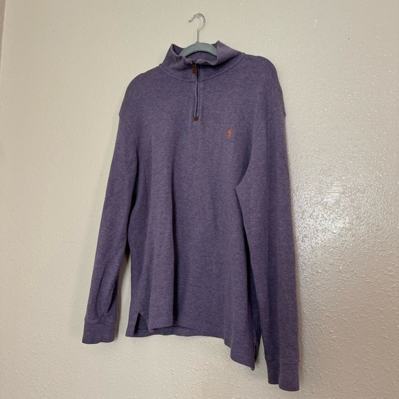 Polo Ralph Lauren Vintage Dusk Purple Quarter Zip - Picture 5 of 5
